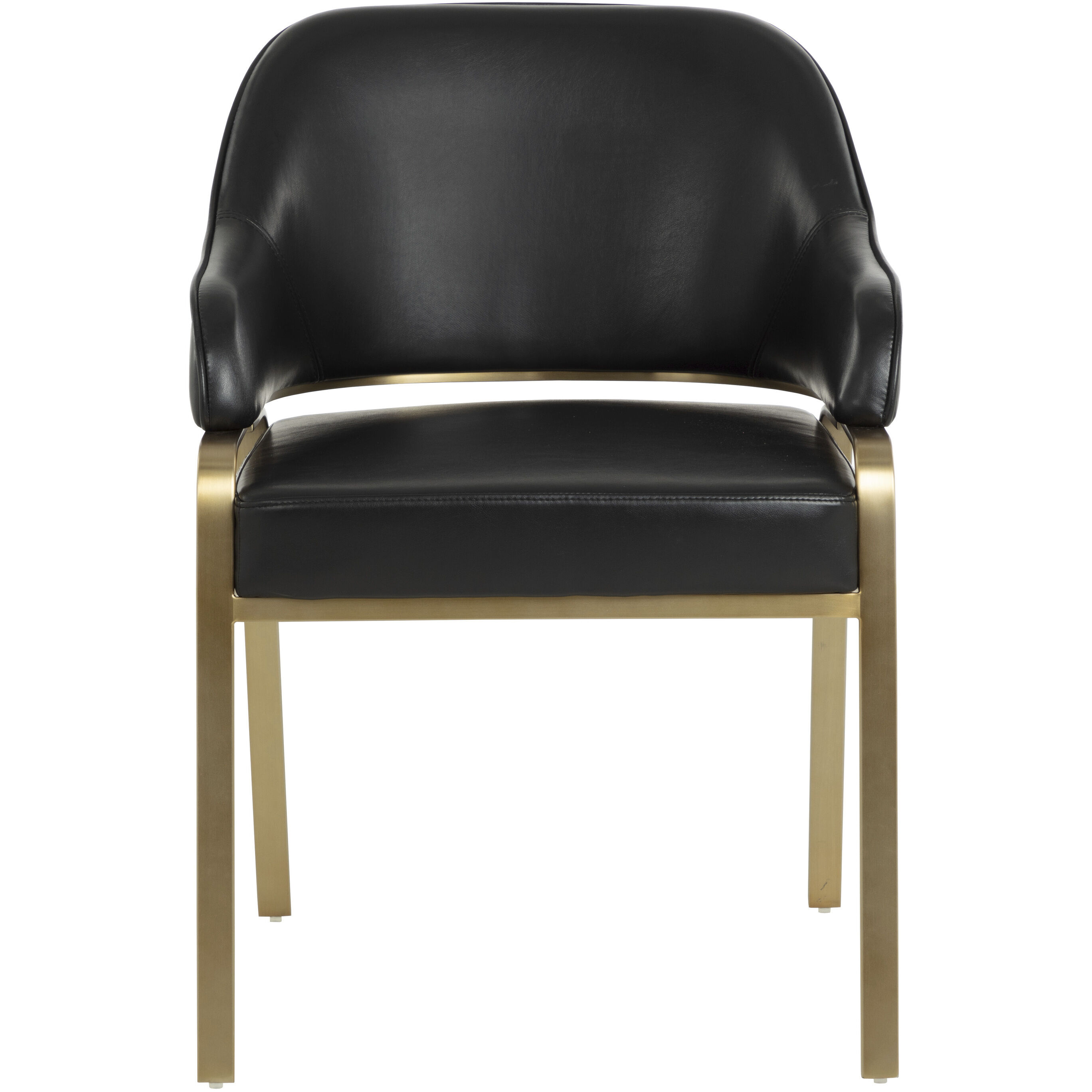 Malachi Cantina Black Dining Armchair